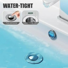 1-5pcs Sink Stopper Hair Catcher Bathroom Pop Up Sink Drain Strainer Filter Plug