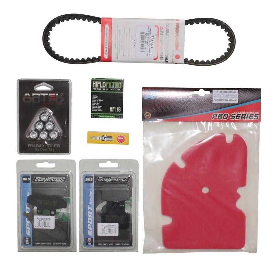 Kit entretien Piaggio 125 X8 contre les démarrages difficiles et pertes de puissance