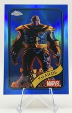 Thanos 2025 Topps Chrome Marvel #158 Blue Refractor 114/299