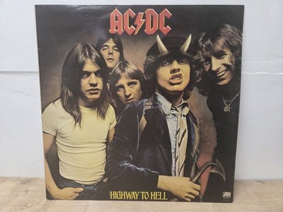 AC/DC ~ HIGHWAY TO HELL 80's EU Reissue ATLANTIC LP K50628 A2 B3 VG