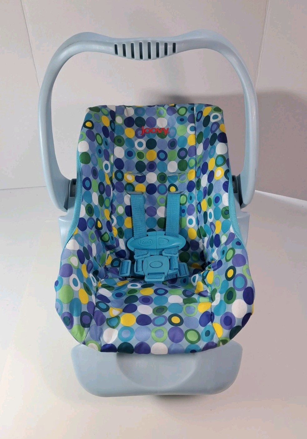 joovy Seggiolino Auto Giocattolo Porta Bambole Blu Modello Pois
