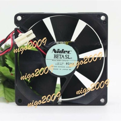 1PC   D09T-12TG 01 9225 12V 0.25A Two-wire Cooling Fan One Year Warranty  #wd