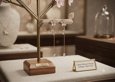 Cherry Blossom 2-Way Dangle Earrings