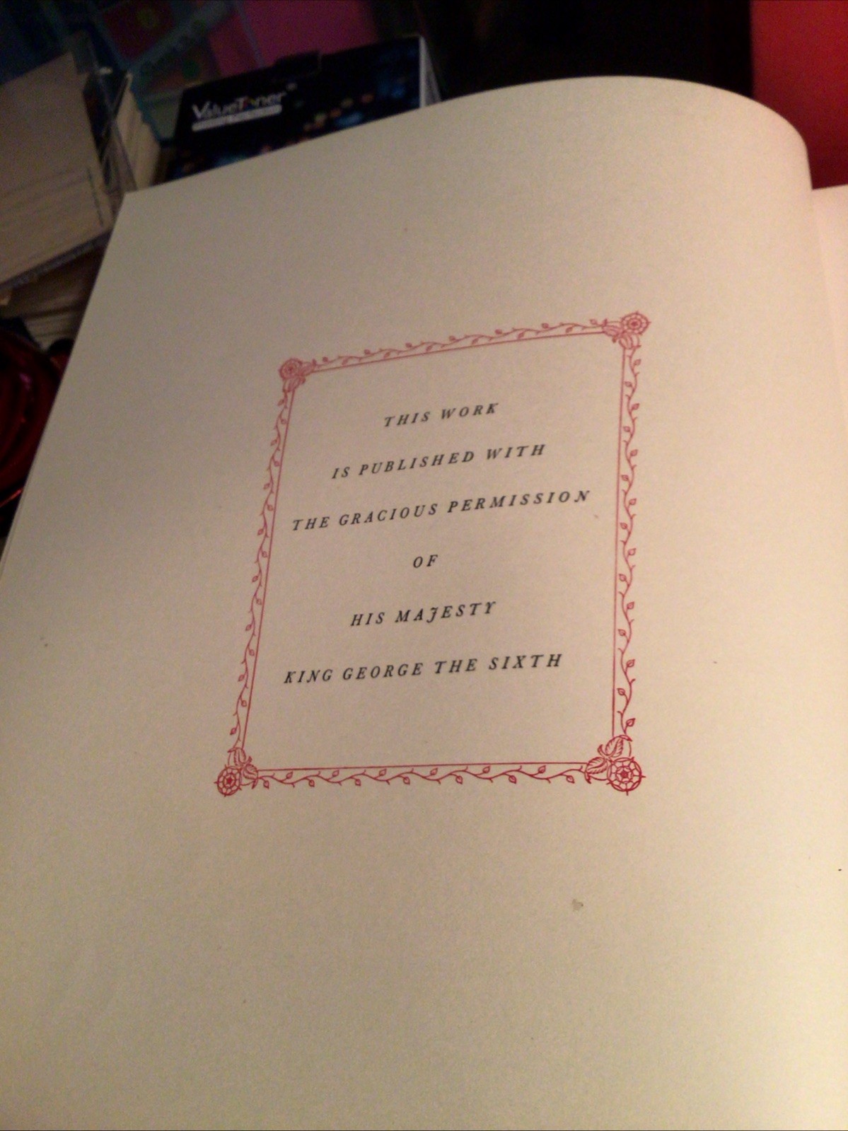 The Royal Philatelic Album Large HC Book John Wilson With Red Case