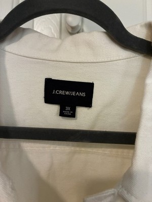 J. Crew/Jeans White Denim Jacket 3X