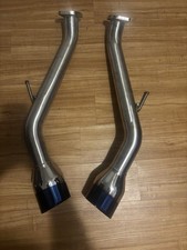 PLM Axle-back Exhaust Muffler Kit with Burnt Blue Tips For Infiniti Q50 2014+