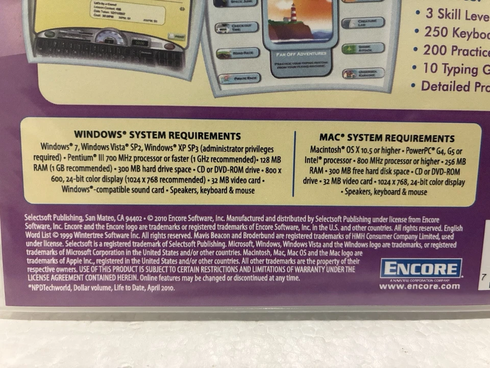 Mavis Beacon Keyboarding Kidz PC/MAC 2010 Release - New Sealed - Image 3 of 3