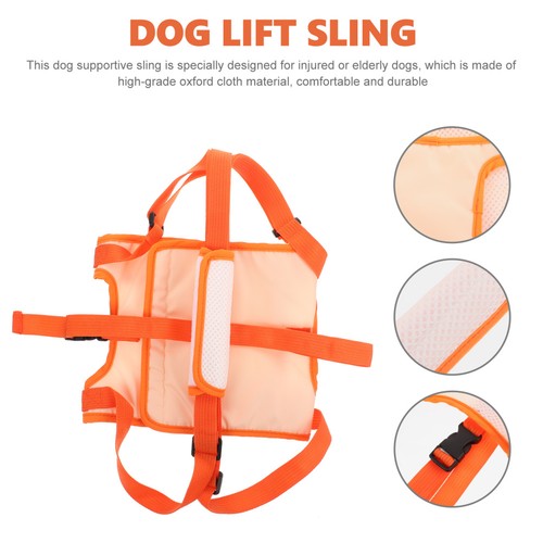 Pet Auxiliary Belt Dog Carrier Slings Small Rear Leg Support Harness - Picture 9 of 12