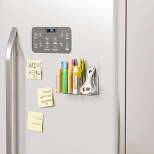 Magnetic Dry Erase Marker Holder,Clear Acrylic Marker Holder with Magnet and ...