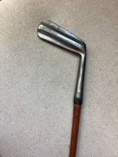 Antique Hickory Wood Shaft Anderson Bar Back Putting Cleek Golf Club F0