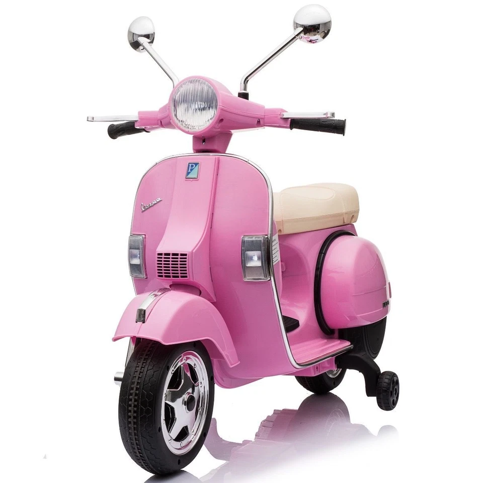 Licensed Vespa PX150 12V Kids Electric Ride On Scooter Battery Powered Motorbike - Image 2 of 4