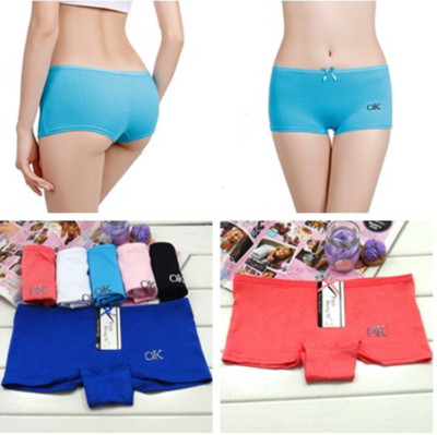 6 Pack New Womens High Waist Cotton Boxer Shorts Pants Ladies Underwear  Panties