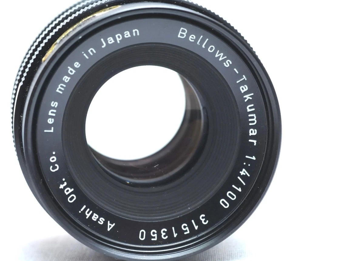 EXCEPTIONNEL et RARE Objectif MACRO 100mm f4 SMC TAKUMAR, à montu