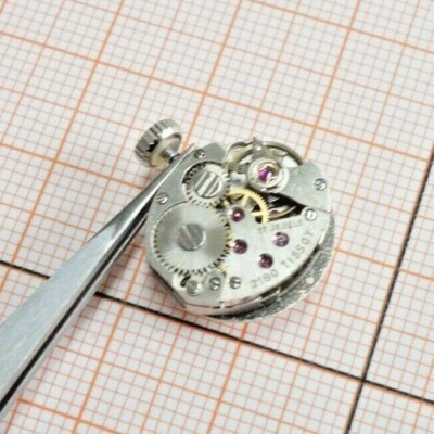 Tissot 2180, Formwerk, komplettes Werk, gebraucht, used, für Ersatzteile  WGA085