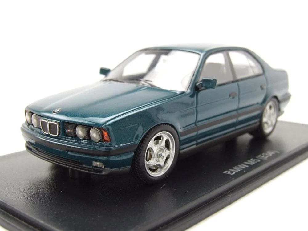 BMW M5 E34 1994 dunkelgrün metallic Modellauto 1:43 Neo Scale 