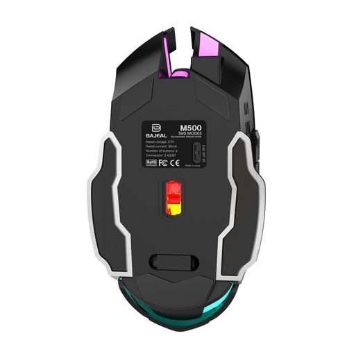 Kabellos Wiederaufladbar Gaming -Maus Hintergrundbeleuchtung Kabellos Mechanisch - Bild 5 von 20
