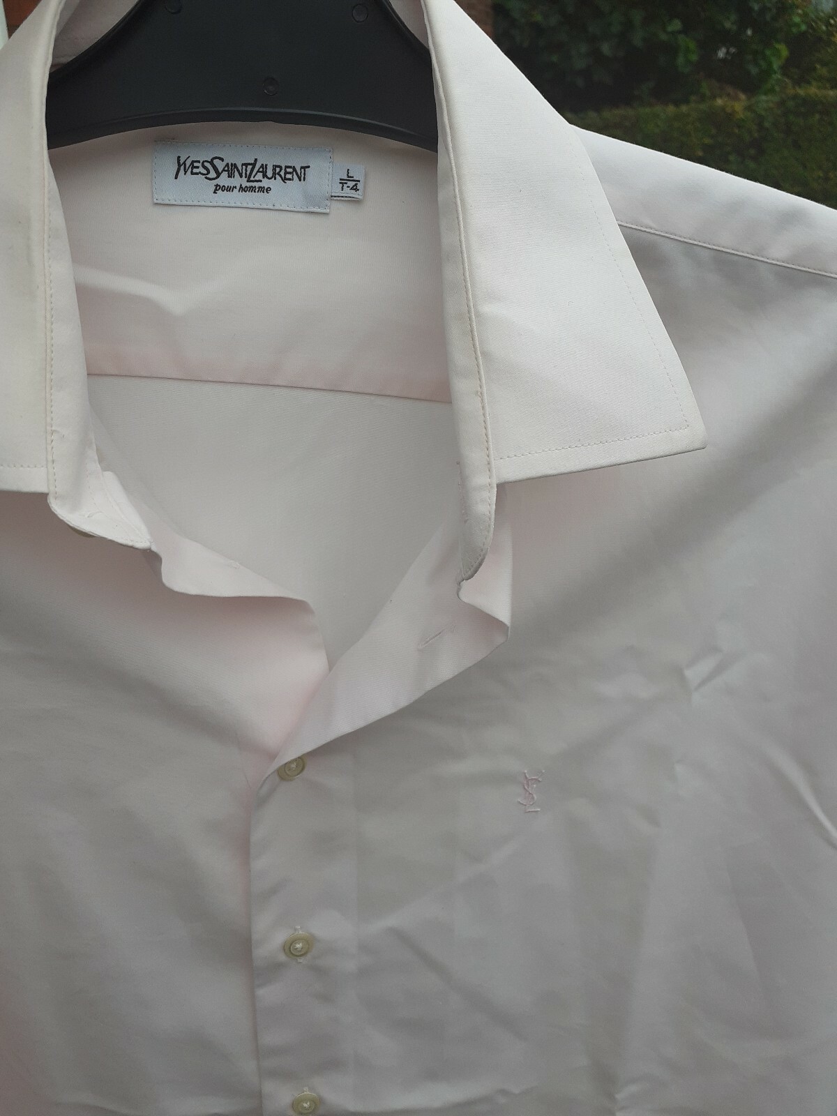 Yves saint laurent Mens Light Pink Shirt Large Size ysl