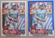 2023 Topps Update Series ASG Shohei Ohtani Blue and Base ASG-31