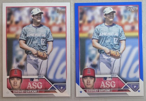 2023 Topps Update Series ASG Shohei Ohtani Blue and Base ASG-31