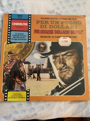Ennio Morricone - For a Few Dollars More LP 1981  Portuguese Title Brazil
