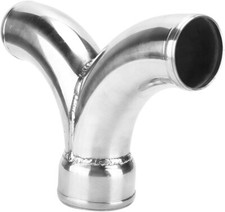 Aluminum Car Twin Turbo Y Pipe 2.5 To 3 Dual Air Intake Intercooler Piping Aluminum Car Twin Turbo Y Pipe 2.5 To 3 Dual Air Intake Intercooler Piping