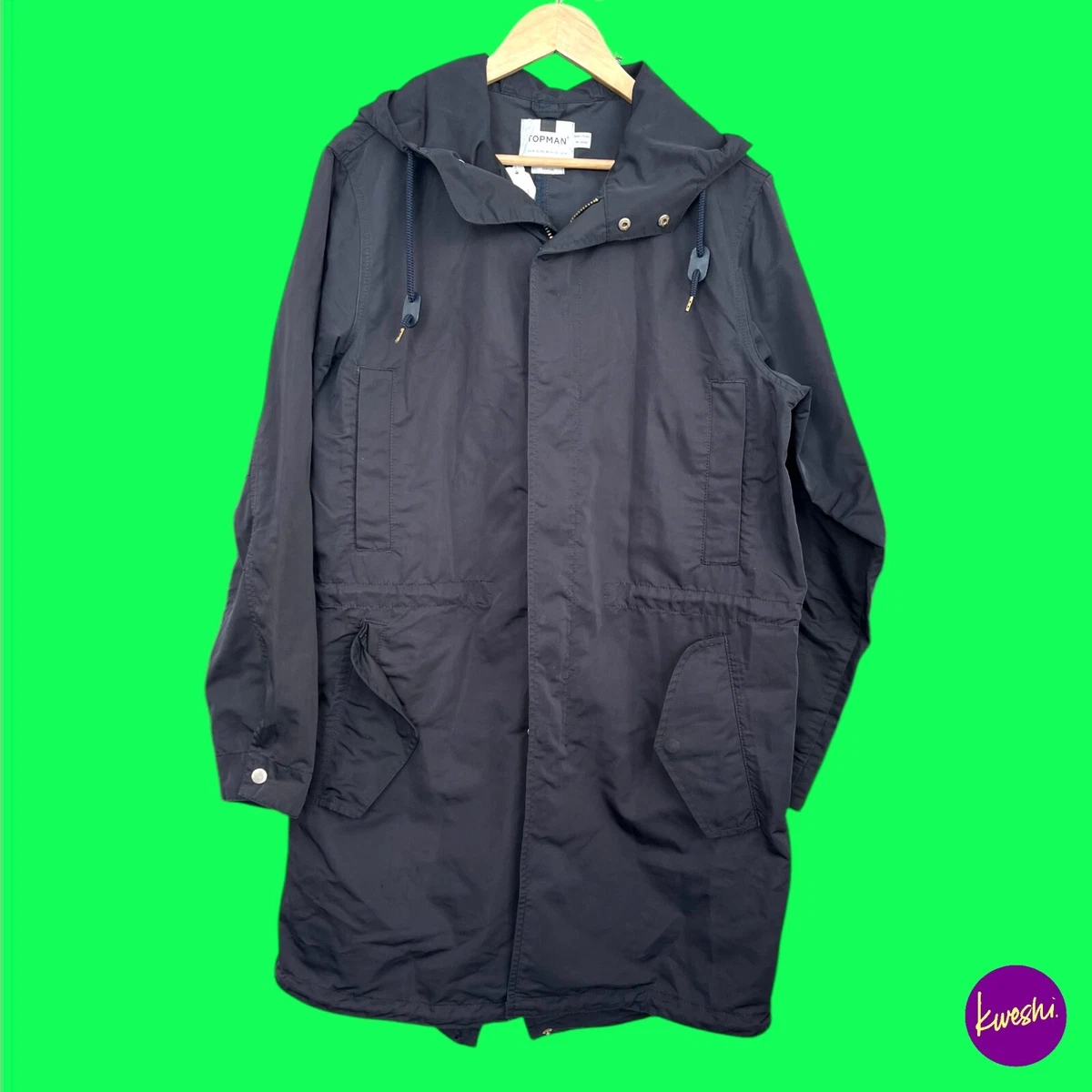 Parka Topman Rain Jacket Topman Men
