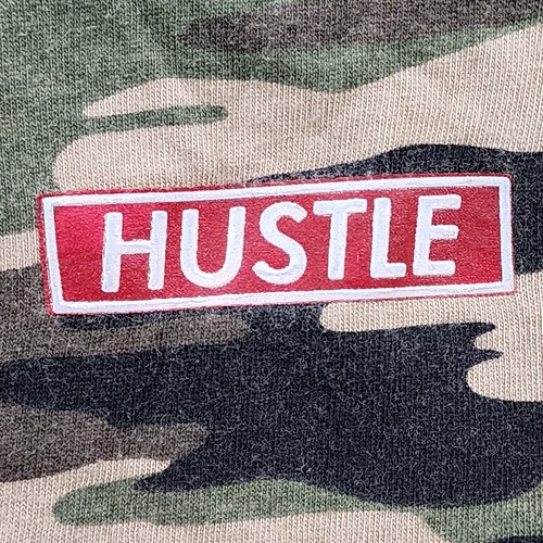 Eighty Eight Hustle Green Camouflage Short Sleeve Cotton T-Shirt Boys XL (18-20) - Picture 3 of 7