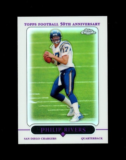 2005 Topps Chrome REFRACTOR SP 2ND YEAR PHILIP RIVERS! LA CHARGERS QB