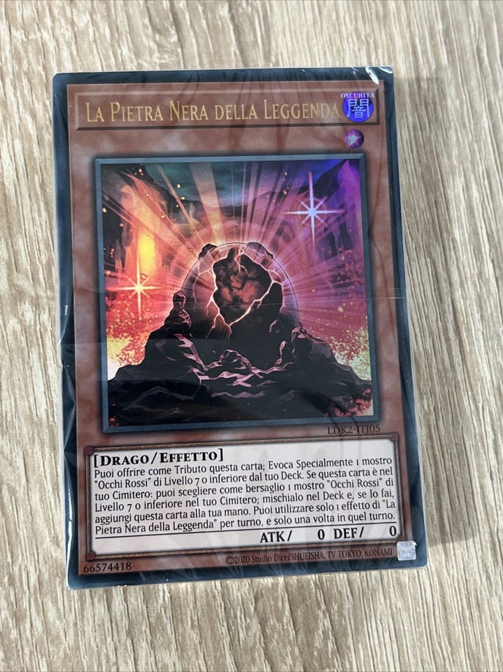 TCG - Drago nero dagli occhi rossi - Secret Rare - 1a edizione - Set c