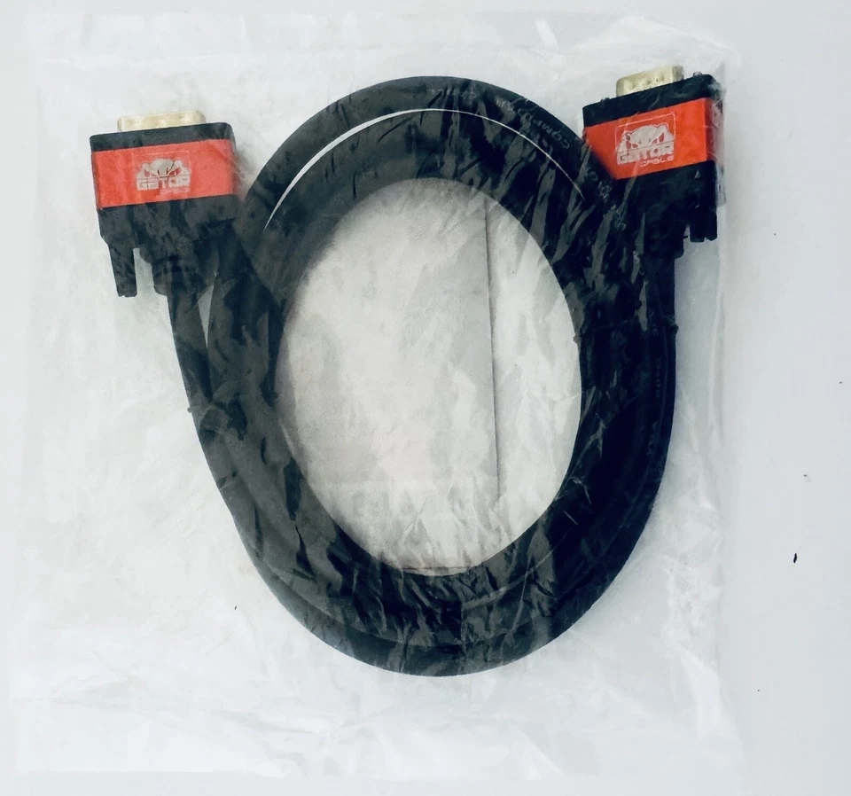 Gator Cable DVI to VGA 6 Ft Cable VGA/SVGA D-Sub Male Connector DVI-I (24+5) - Image 4 of 4