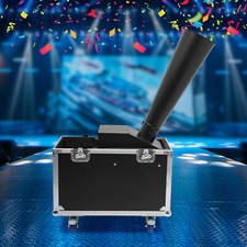 Manual CO2 Confetti Machine w/ Flight Case Confetti Blaster Jet 19.68 ft Black