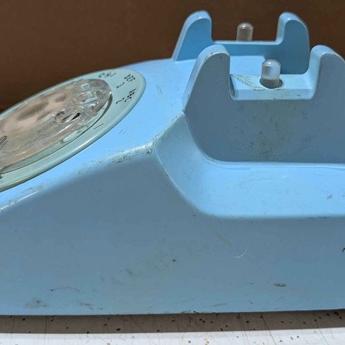 Vintage Bell Systems Western Electric 500 Blue Rotary Phone READ - Zdjęcie 9 z 10