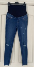 New Look Jenna maternity over bump skinny jeans 8 new