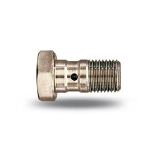 Bullone Brembo Tubo Freno Bullone Forato M10 X 1 Per Tubi Freno Brembo, Acciaio Recuperabile - Nuovo, Marca ALLEGRI Filiera Per Tubi - Foto 3