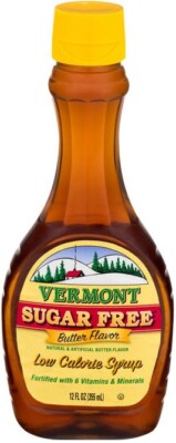 Maple Grove Farms Vermont Sugar Free Butter Flavor Syrup - 12 oz