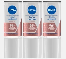 (PACK OF 3) NIVEA TONO NATURAL CLINICAL ROLL ON 50ML each