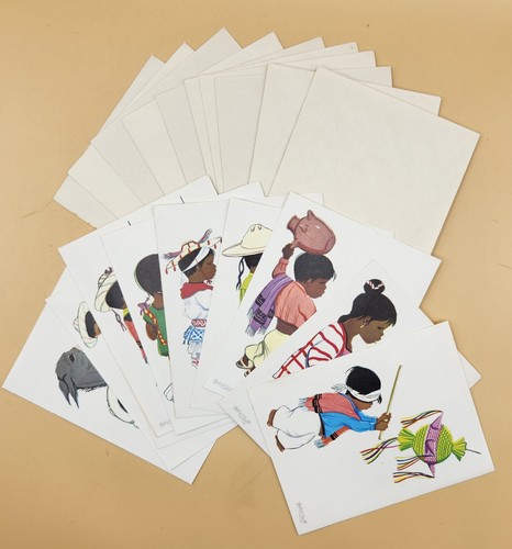 Tarjetas RARAS DE COLECCIÓN (LOTE DE 10) con Sobres del Artista Betanzos Tarjeta, México, NUEVAS - Imagen 17 de 19