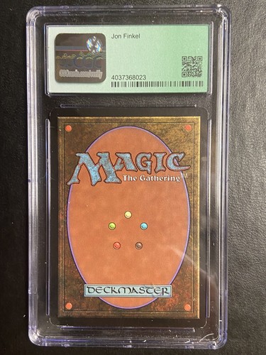 Demonic Tutor MTG Invitational Playtest Card CGC Graded Misprint/Rarity - Picture 2 of 2