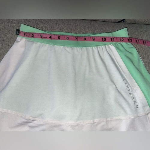 Redvanly Decatur Pull On Skort weiß grün Golf Tennis Pickleball Größe Small - Bild 10 von 10