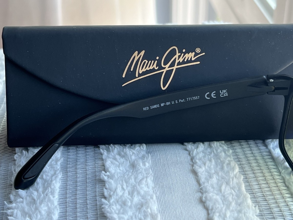 Maui Jim Red Sands MJ 432 2M Black Frame + Hawaii Blue Polarized