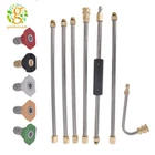 High Pressure 4000PSI Car Power Washer Gun Spray Wand Lance Nozzle and Hose Kit