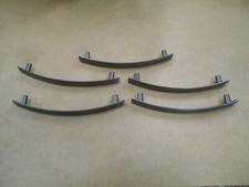 SET OF 5 ANTIQUE SATIN 6" HANDLE CUPBOARD DRAWER PULL FREE SHIP