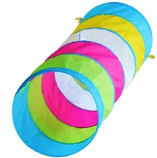 Kids 6ft Pop-up Play Tunnel Toy for Children, Mesh Window & Bag! FREE EXP SHIP!!