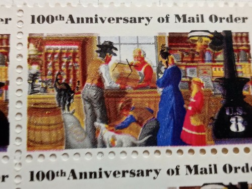 U.S. Stamp P#1468 8c Printing Error Man 2 Hats, Cat with 2 Tails Oddity EFO - Picture 4 of 4