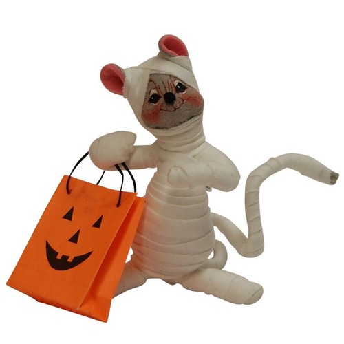 Polka Dot Scaredy Cat 10" SpOOkY CUTE! Bendable Figure Decoration Annallee - Picture 4 of 9
