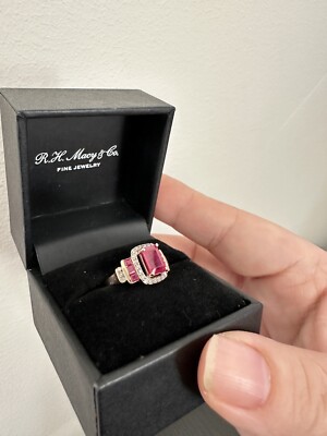 Ruby (1 Diamond (1/5 Ring 14k Rose
