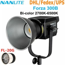 NANLITE Forza 300B 2700K-6500K Led Video Light COB Daylight FL-20G Fresnel Lens