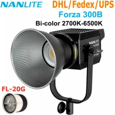 NANLITE Forza 300B 2700K-6500K Led Video Light COB Daylight FL-20G Fresnel Lens