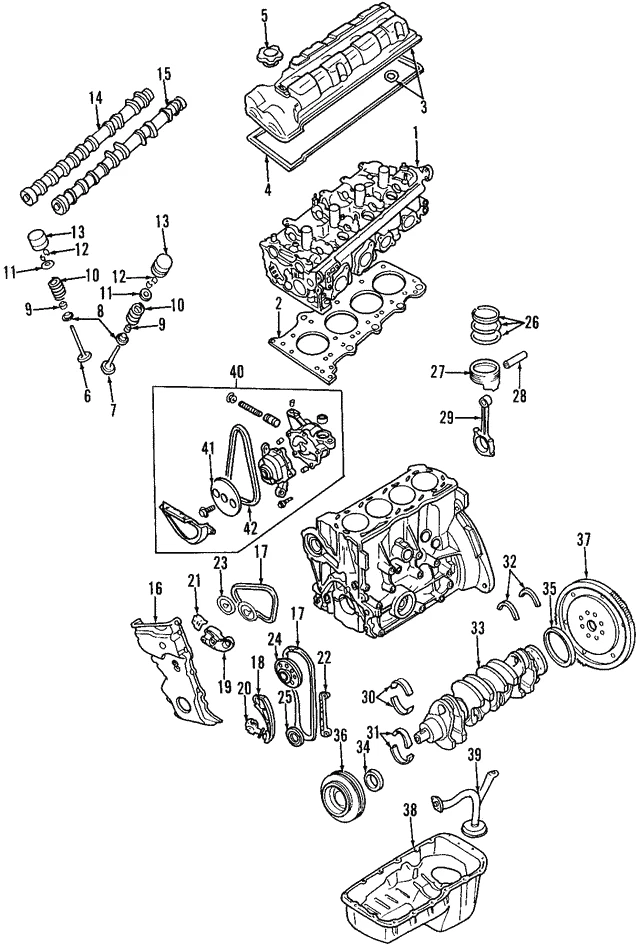 Harmonic Balancer 发动机曲轴滑轮适用于铃木 Vitara 99-03 2.0L 跟踪器 — 第 3/4 张图片