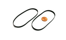 2 cinghie piatte per Sony TC-K444 TC-K444ES deck cassette tape deck belts